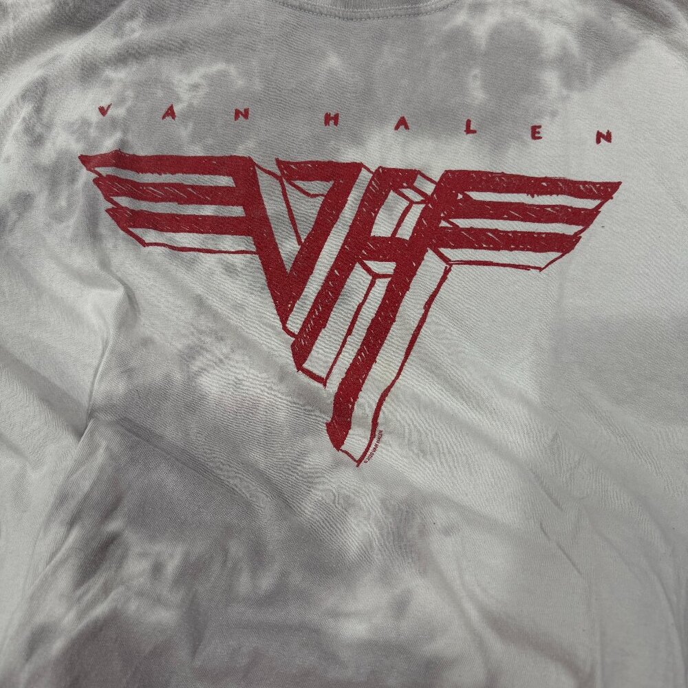 Gray Van Halen Tshirt Tie Die size M Box 7